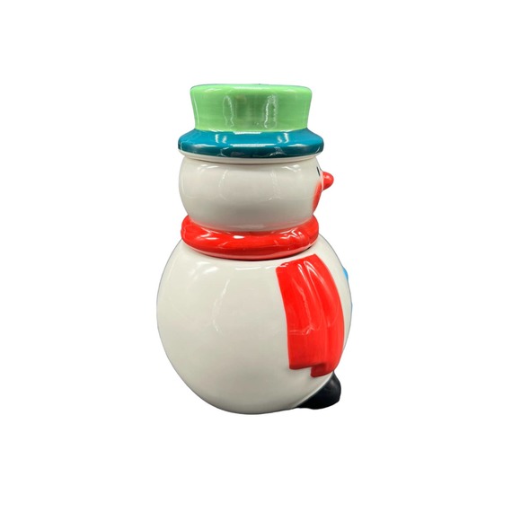 Pier 1 Snowman Tea Infuser for One 3 Pieces Lid Strainer Cup - Excellent Cond. - Picture 2 of 6